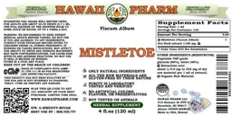 Label for Mistletoe Alcohol Free