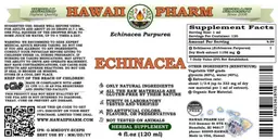 Label for Echinacea purpurea Alcohol Free