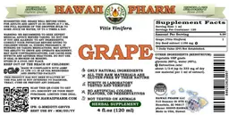 Label for Grape Alcohol Free