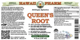 Label for Queen's Root Alcohol Free