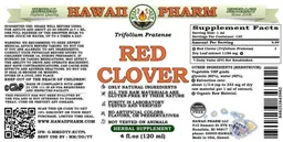 Label for Red Clover Alcohol Free