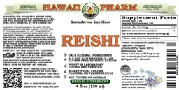 Label for Reishi Alcohol Free