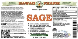 Label for Sage Alcohol Free