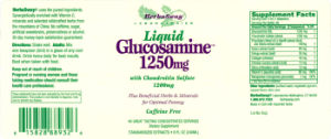 Liquid Glucosamine 1250 mg