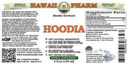 Label for Hoodia Alcohol Free