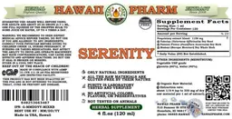 Label for Serenity Alcohol Free