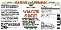 Label for White Sage Alcohol Free