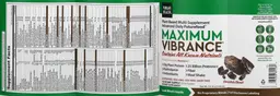Label for Maximum Vibrance Chocolate Chunk
