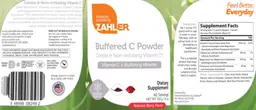 Label for Buffered C Powder Natural Berry Flavor