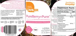 Label for PureBerry+Purse