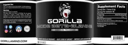 Label for Gorilla Mode Beta-Alanine