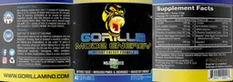 Label for Gorilla Mode Energy Mojo Mojito