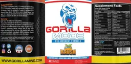 Label for Gorilla Mode Gorilla Krush