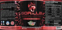 Label for Gorilla Mode Nitric Mouthwatering Watermelon