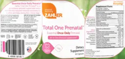 Label for Total One Prenatal