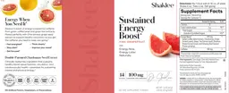 Label for Sustained Energy Boost Pink Grapefruit