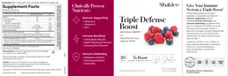 Label for Triple Defense Boost Natural Berry