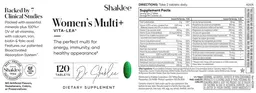 Label for Vita-Lea Women's Multi+