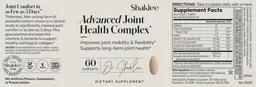 Label for Advanced Joint Health Complex