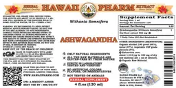 Label for Ashwagandha