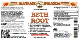 Label for Beth Root