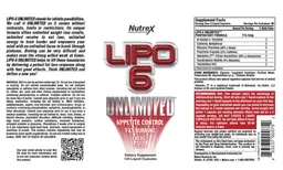 Label for Lipo 6 Unlimited