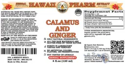 Label for Calamus and Ginger