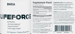 Label for DHEA