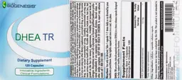 Label for DHEA TR