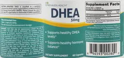 Label for DHEA 50 mg