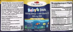 Label for Baby's DHA 800 mg