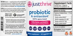 Label for Probiotic & Antioxidant