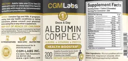 Label for Once A Day Albumin Complex