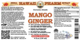 Label for Mango Ginger