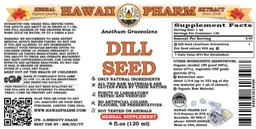 Label for Dill Seed