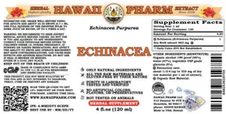 Label for Echinacea purpurea