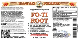 Label for Fo-Ti Root