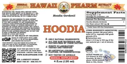 Label for Hoodia