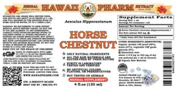 Label for Horse Chestnut