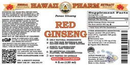 Label for Red Ginseng