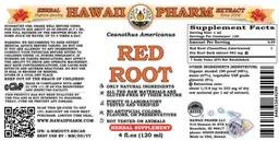 Label for Red Root