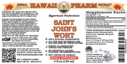 Label for Saint John's Wort