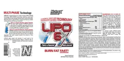 Label for Lipo 6X