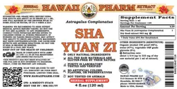 Label for Sha Yuan Zi