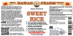 Label for Sweet Rice