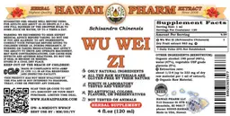 Label for Wu Wei Zi