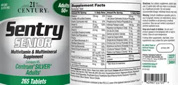 Label for Sentry Senior