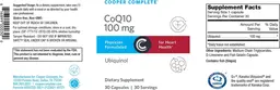 Label for CoQ10 100 mg