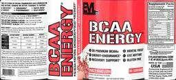 Label for BCAA Energy Watermelon