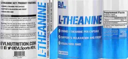 Label for L-Theanine 200 mg